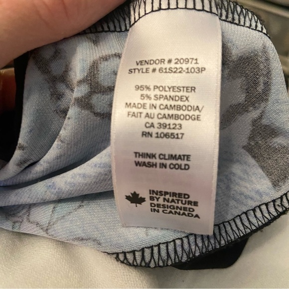 Northern Reflections women’s blue zip up lightweight jacket in size petite large - Picture 7 of 8